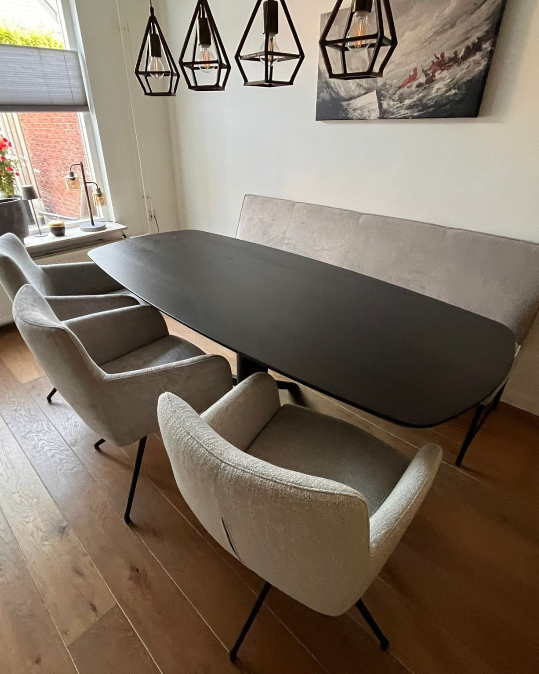 Esstisch in Bootsform nach Maß